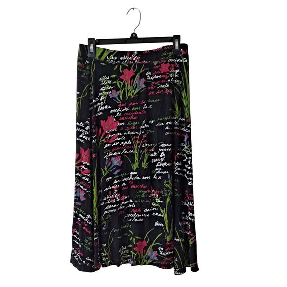Chico's Travelers 2 Piece Set Graphic Print Top & Midi Skirt Womens Size 2 & 3 - Picture 6 of 16